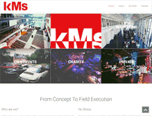 Tablet Screenshot of kms-events.be